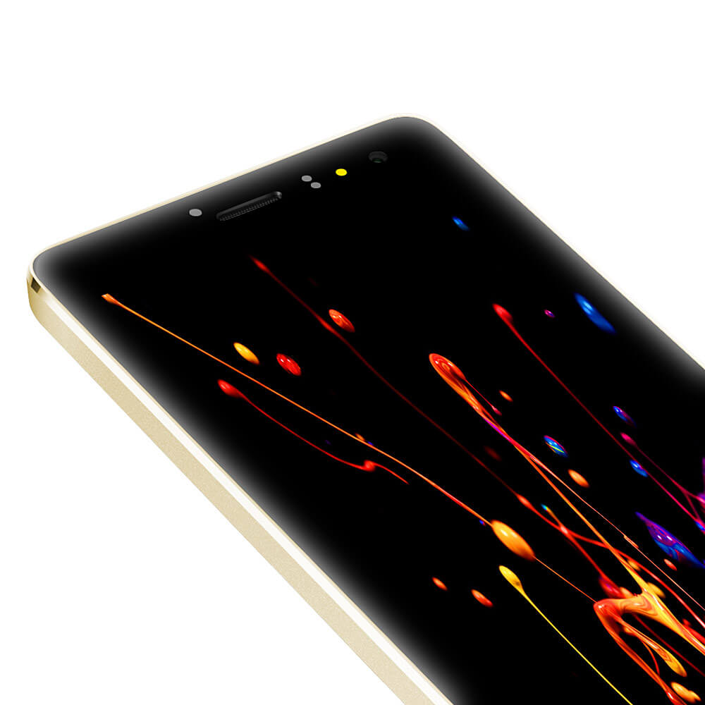 VKworld T3 5.0inch IPS HD Android 5.1 2GB RAM 16GB ROM 4G Smartphone MT6735 Quad Core 13.0MP Cameras Led Notification 2500mAh - Gold