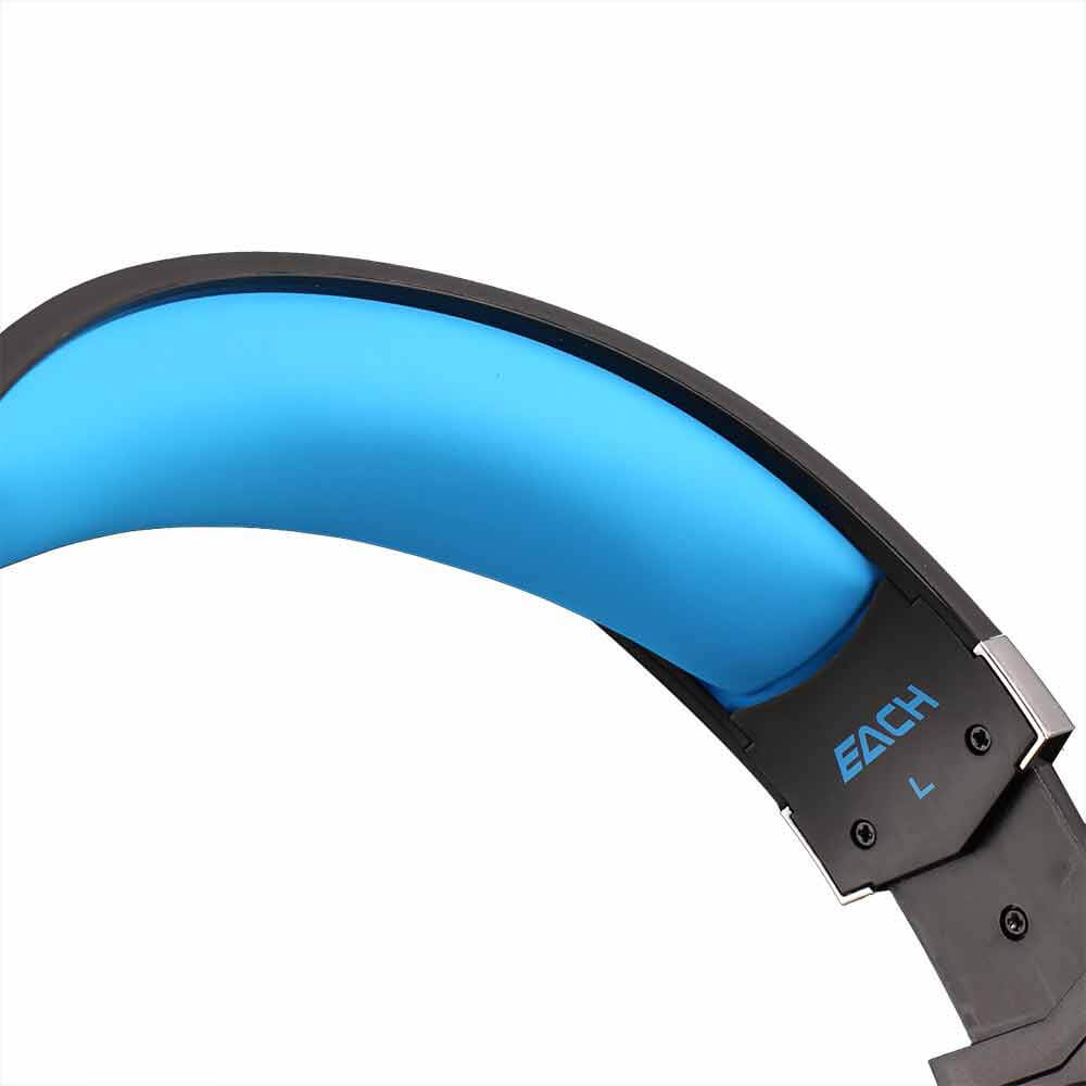 KOTION EACH G1100 3.5mm USB Vibration Gaming Headset - Black+Blue