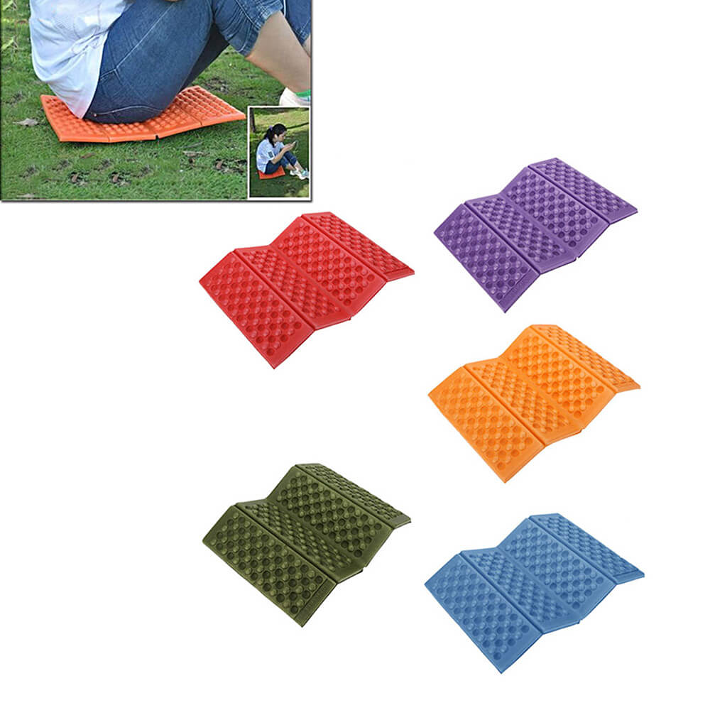 Foldable Portable Waterproof Foam XPE Cushion Mat for Outdoor Camping Picnic - Red