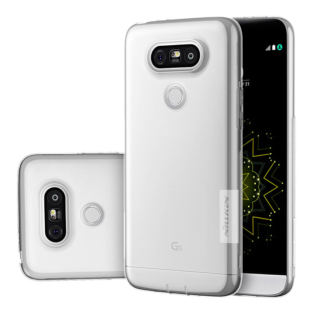 NILLKIN Nature Series TPU Case For LG G5 Transparent Soft Phone Case Protective Back Cover - Transparent
