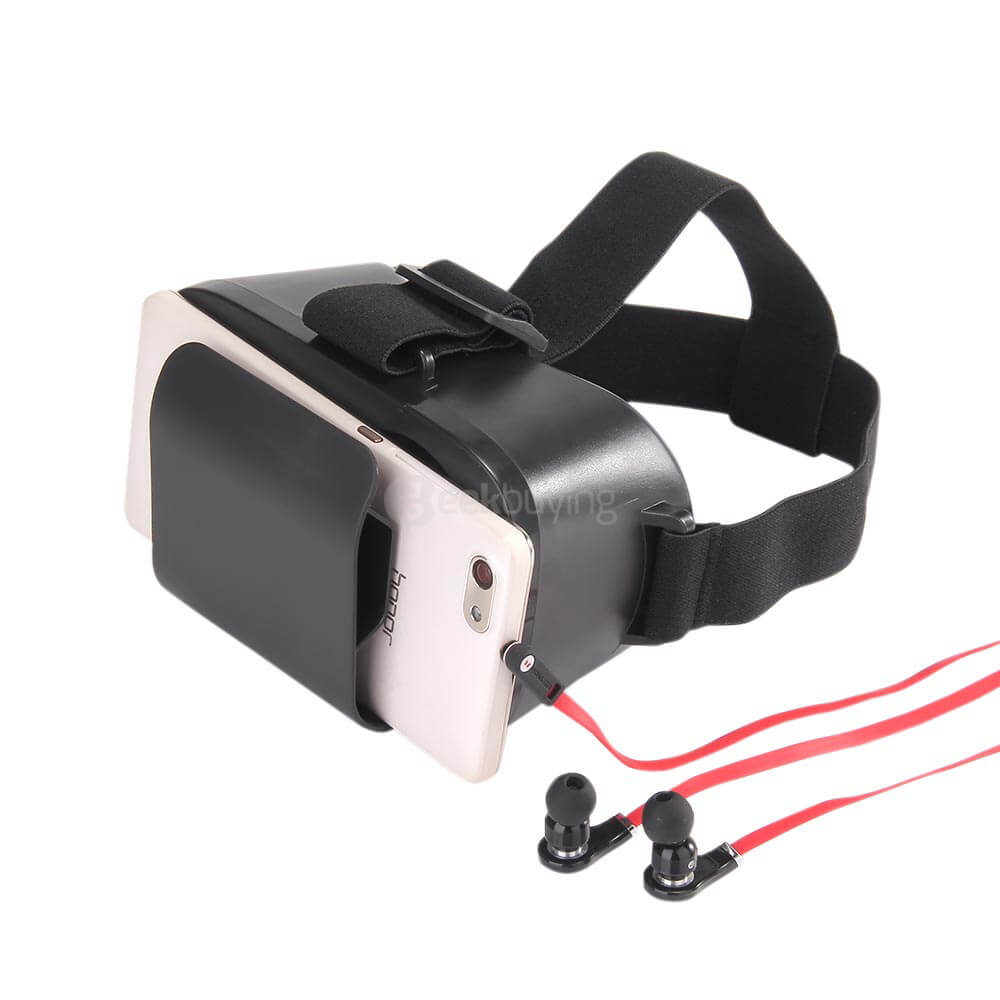 Lightweight 3D Immersive VR Virtual Reality Headset FOV75 Mini VR Private Theater for 4.7 - 6 inch Smartphones