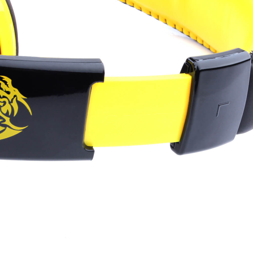 OVLENG MX666 Wireless Stereo Bluetooth Headphone Headset Foldable FM/SD Card Headset for PC Laptop - Black+Yellow