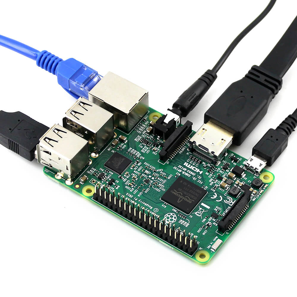 Raspberry Pi 3 Model B Project Board Development Board Mini PC Broadcom BCM2837 1.2GHz 1GB RAM Bluetooth 4.1