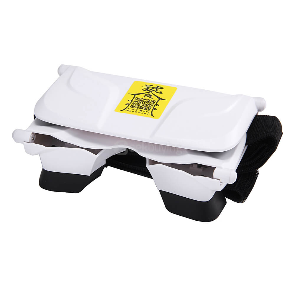 ANTVR Foldable 3D VR Virtual Reality Headset 100FOV IPD Adjustable Distortionless for 4.5-6.0inch Smartphones - White