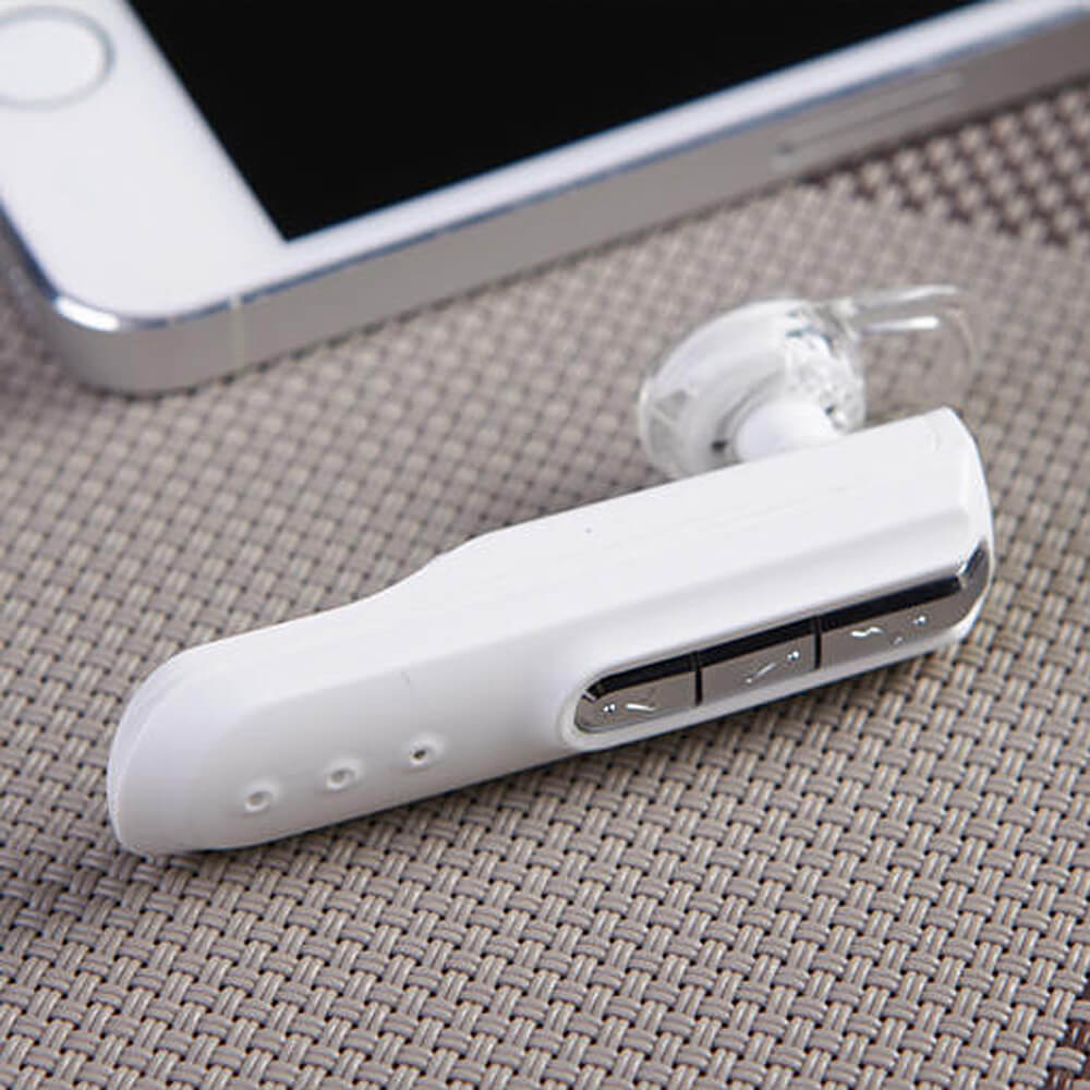 AIYOVI BT-05 Bluetooth Earphone 11000mAh Power Bank Combo - White