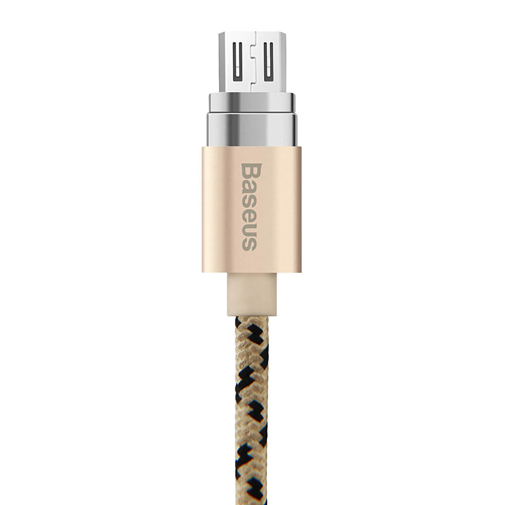 Baseus Magnetic Micro USB Cable 1M Charging Data Cable For Andoid Phones - Gold