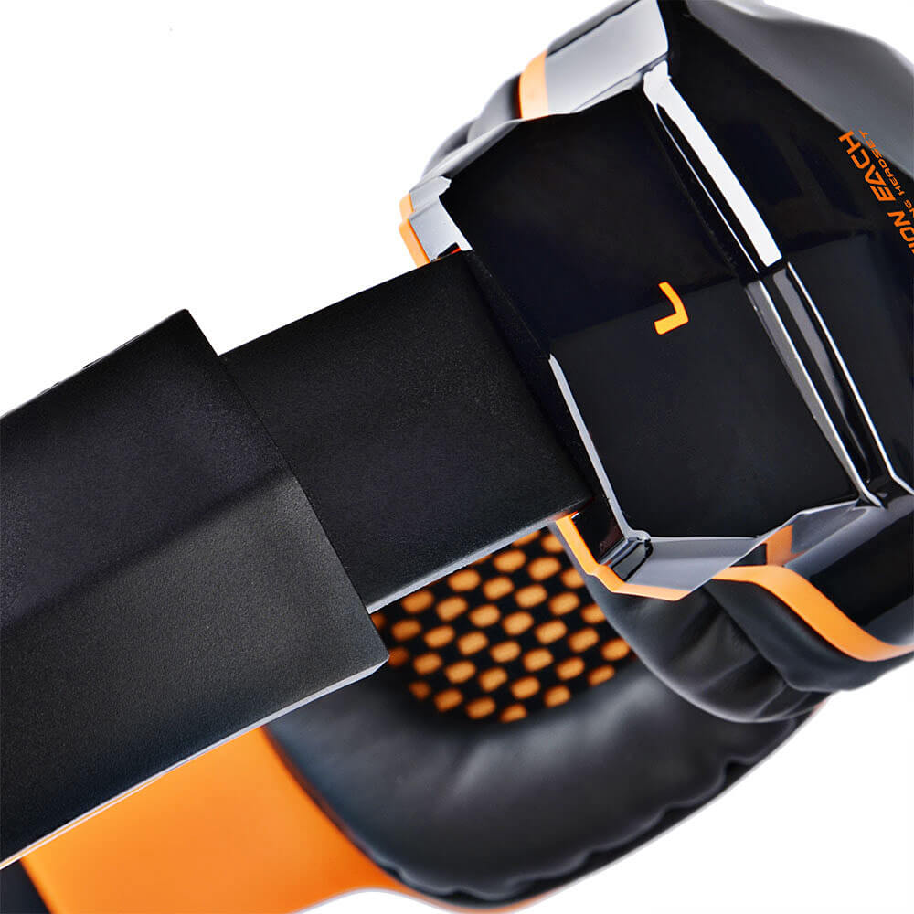 KOTION EACH B3505 NFC Wireless Bluetooth 4.1 Stereo Gaming Headphone Headset With MIC - Black+Orange