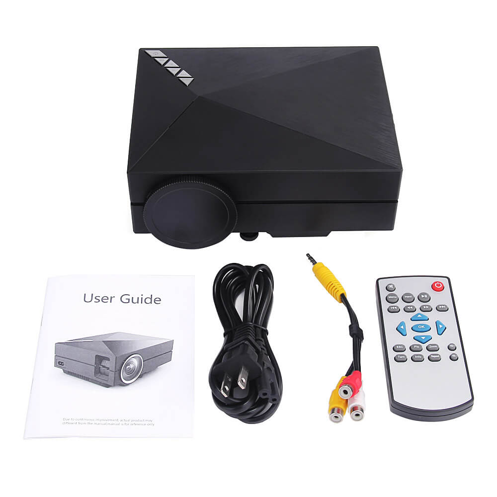 GM60 Upgrade Version GM60A Built-in Diplay Mini Metal LED Home Theater Projector 1080P FHD Video Projector Beamer