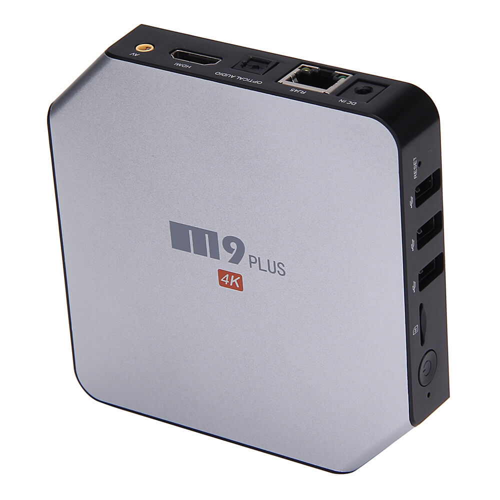 M9 PLUS Amlogic S905 Android5.1 4k Smart TV Box 2G/16G 2.4G/5.8G WIFI Gigabit LAN KODI Bluetooth DOLBY TrueHD DTS