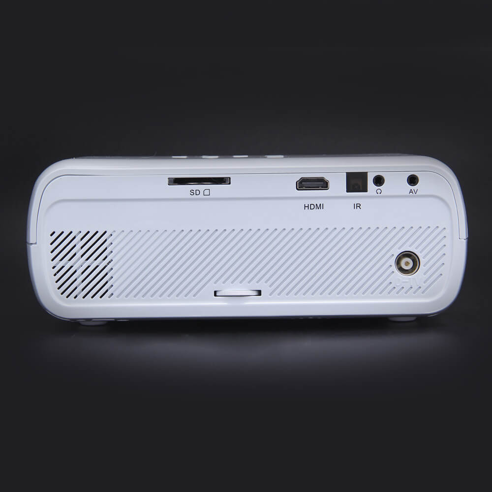 BD-80 LCD LED Projector 1000LM 1080P 1000:1 AV/VGA/USB/SD/HDMI/TV