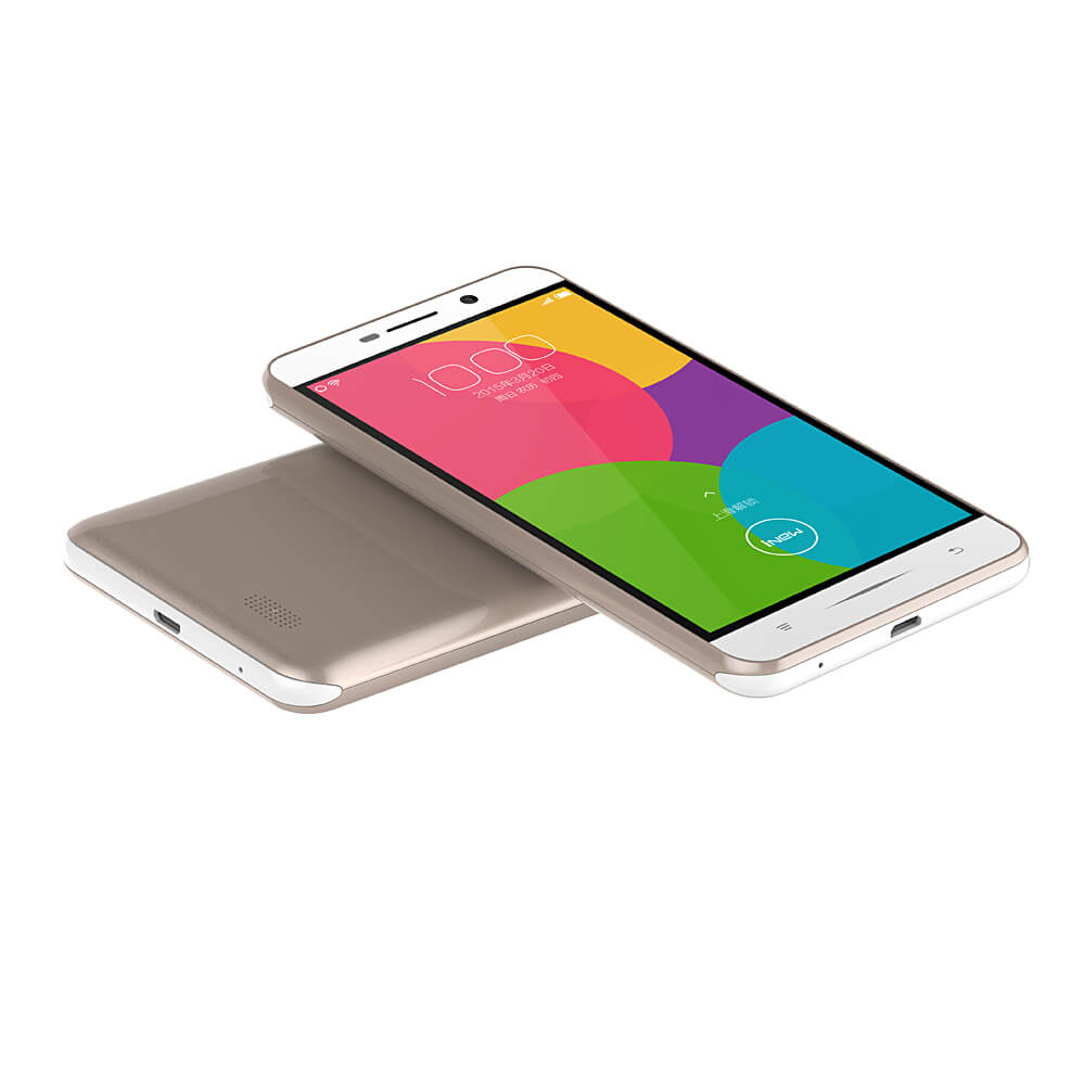 Inew U5W 5.0inch FWVGA Screen 3G Smartphone Android 5.1 1GB RAM 8GB ROM MTK6580 Quad Core 2.0MP 5.0MP OTG GPS 3000mAh - Gold