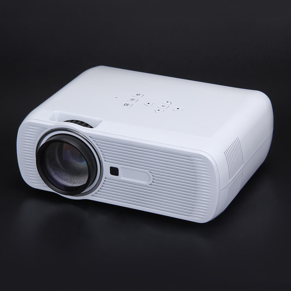 BD-80 LCD LED Projector 1000LM 1080P 1000:1 AV/VGA/USB/SD/HDMI/TV