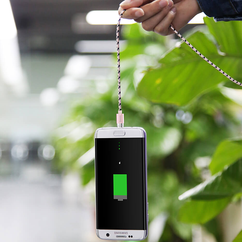 Baseus Magnetic Micro USB Cable 1M Charging Data Cable For Andoid Phones - Gold