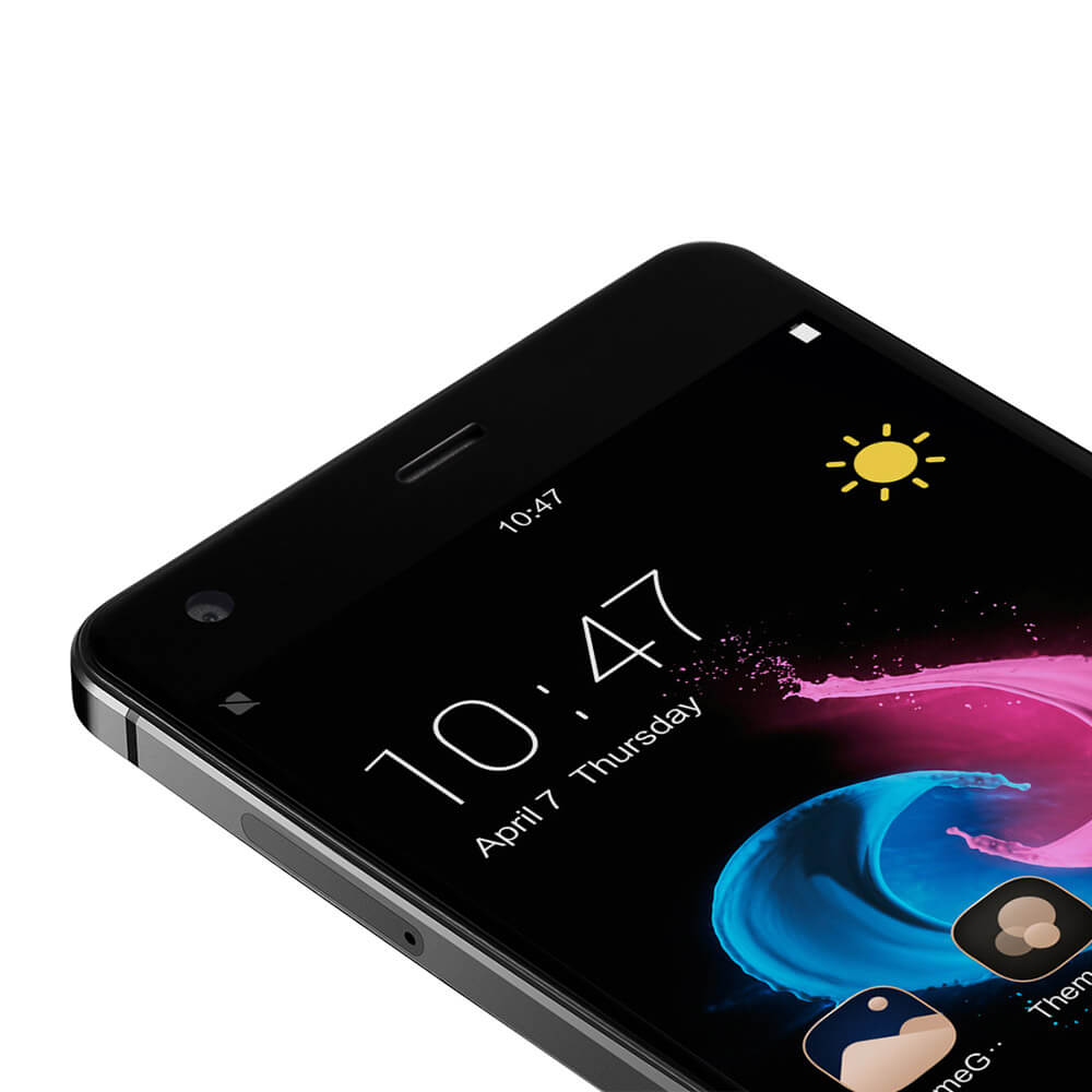 UHANS S1 5.0 Inch 2.5D HD 4G LTE Freeme 6.1OS Android 6.0 3GB 32GB Smartphone 64bit MTK6753 Octa Core 1.3GHz 8.0MP 16.0MP Touch ID - Black