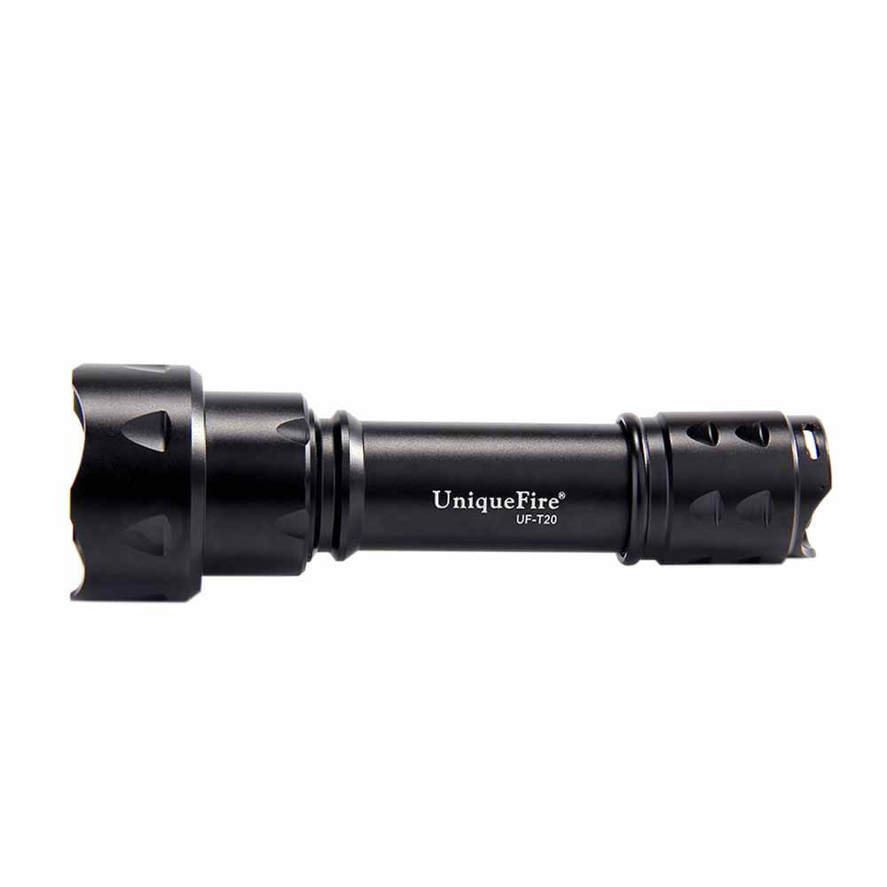 UniqueFire UF-T20 1200lm Lighting LED Flashlight - Black