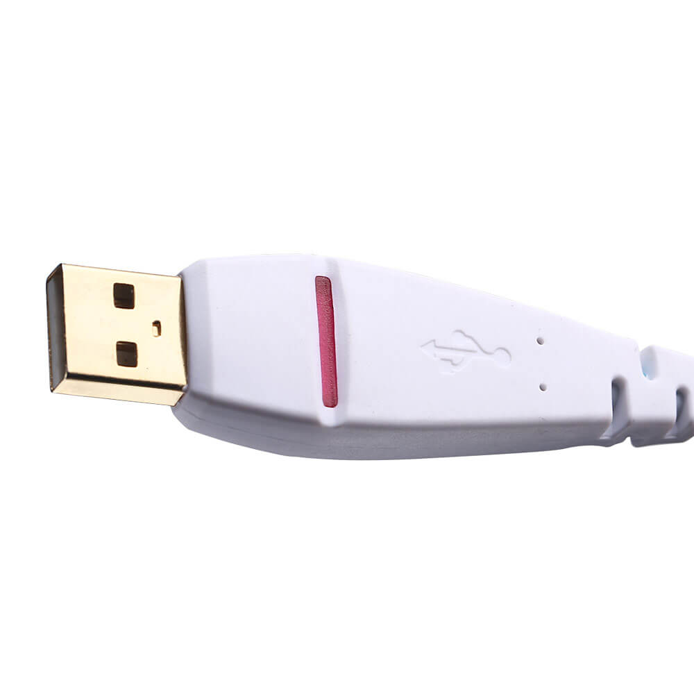 KOTION EACH G7000 7.1 Virtual Surround Sound USB Game Headphone Headset With Mic - White+Blue