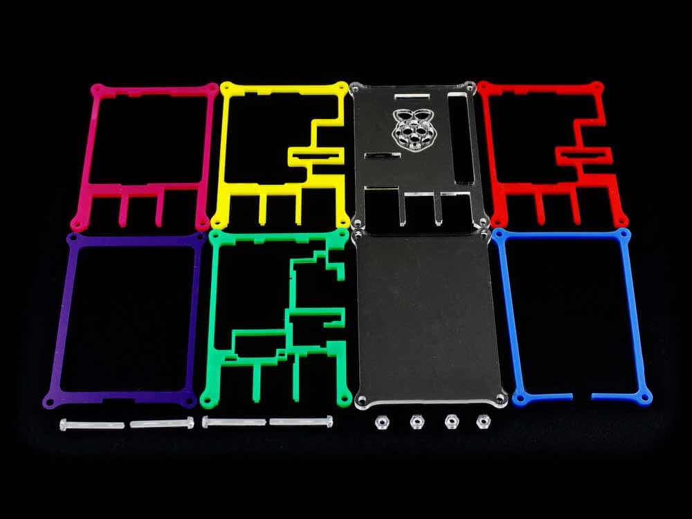 Raspberry Pi 3 Model B Project Board Development Board Linux Mini PC BCM2837 quad-core ARM Cortex-A53 with Rainbow Case