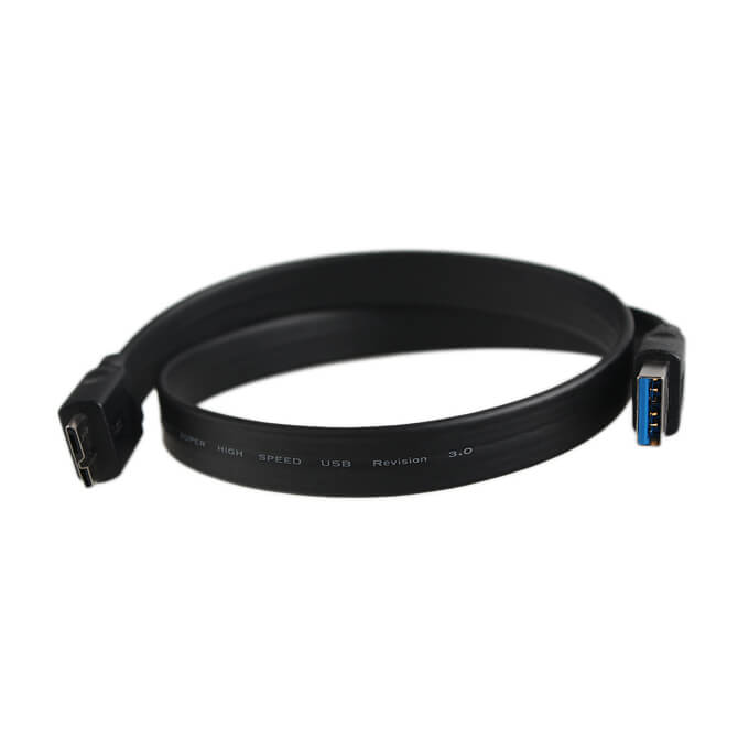 0.6M/1.6FT USB 3.0 A Male to Type B Micro HDMI Male Super Speed Adapter Cable - Black
