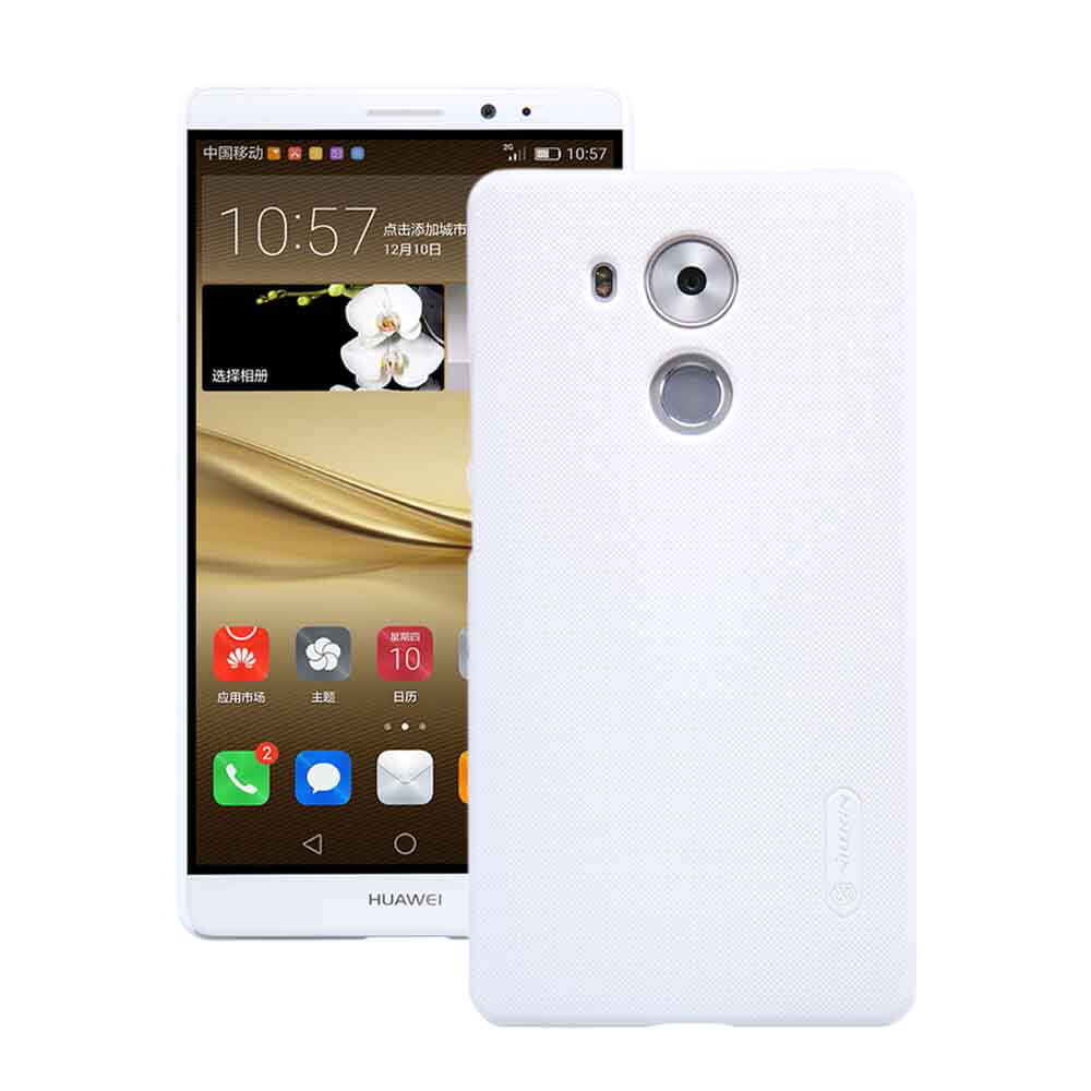 NILLKIN For HUAWEI Mate 8 Frosted Shield Phone Case Protective Back Cover - White