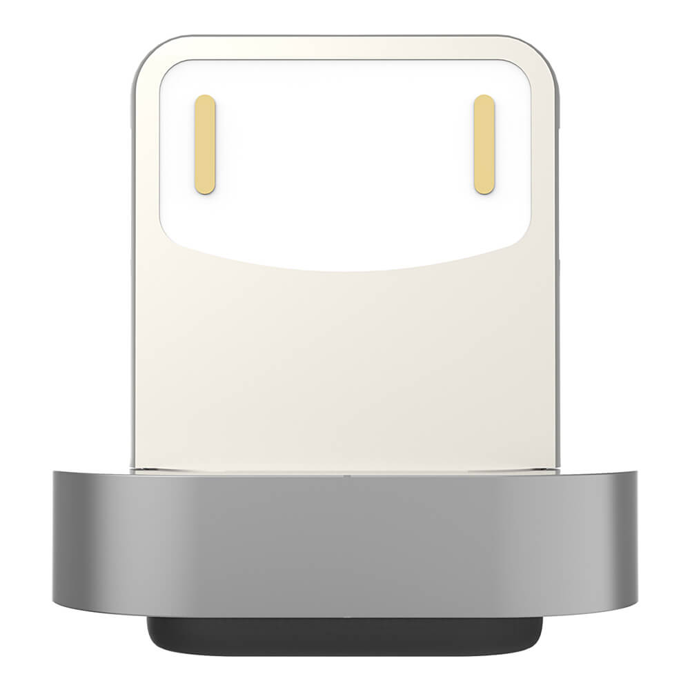 Baseus Compatible 8Pin Magnetic Adapter For iPhone 6/6S/6Plus/5/5S - Silver
