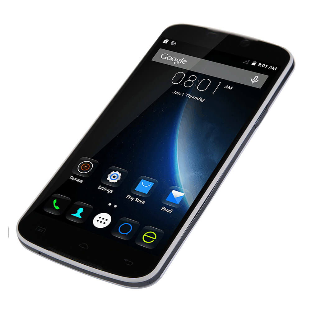 DOOGEE X6 Pro 5.5inch IPS HD Android 5.1 2GB RAM 16GB ROM 4G Smartphone MT6735 Quad Core Dual Cameras - White