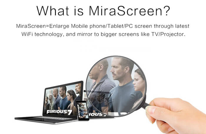 MiraScreen WIFI Display Dongle 1080P Miracast DLNA Airplay AM8252 802.11 b/g/n HDMI