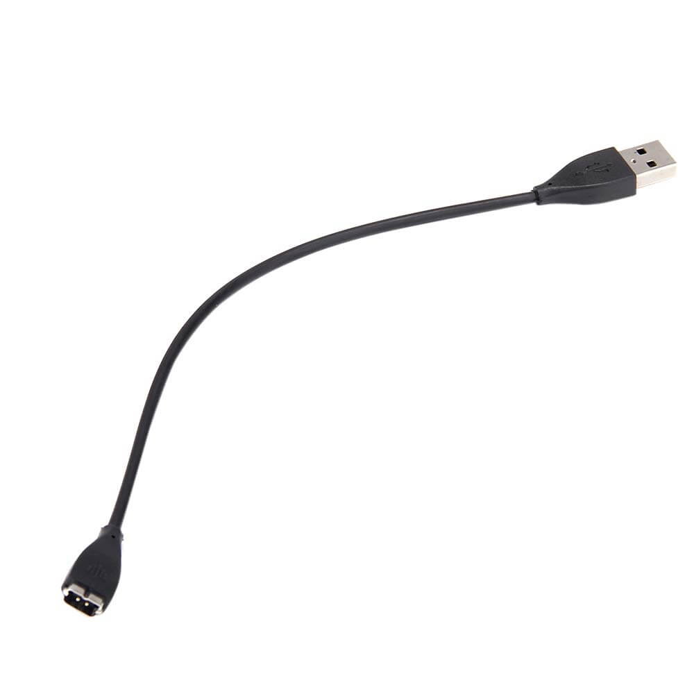Replacement USB Charging Cable for Fitbit Charge HR Smart Bracelet Wristband - Black