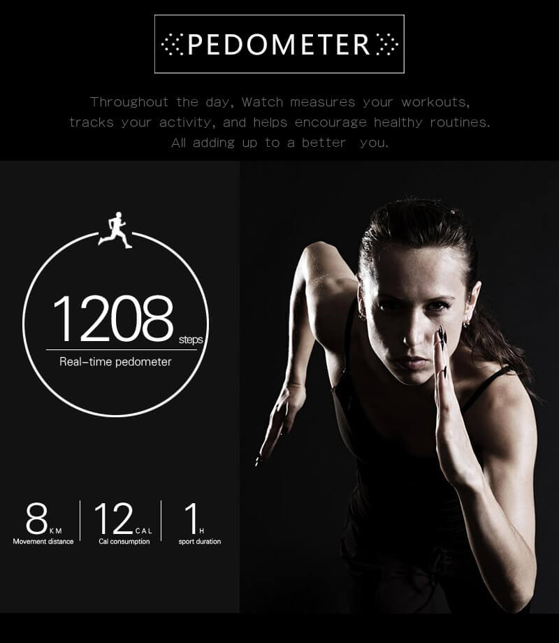 Makibes Wear HR MTK2502C Heart Rate Monitor Smart Watch Bluetooth 4.0 Gesture Control Siri Function For Android iOS - Silver