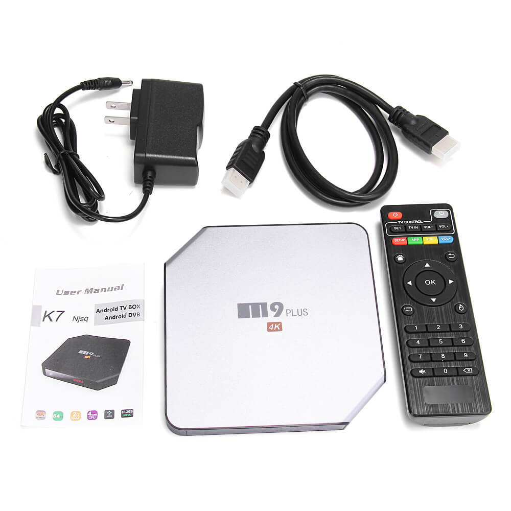 M9 PLUS Amlogic S905 Android5.1 4k Smart TV Box 2G/16G 2.4G/5.8G WIFI Gigabit LAN KODI Bluetooth DOLBY TrueHD DTS