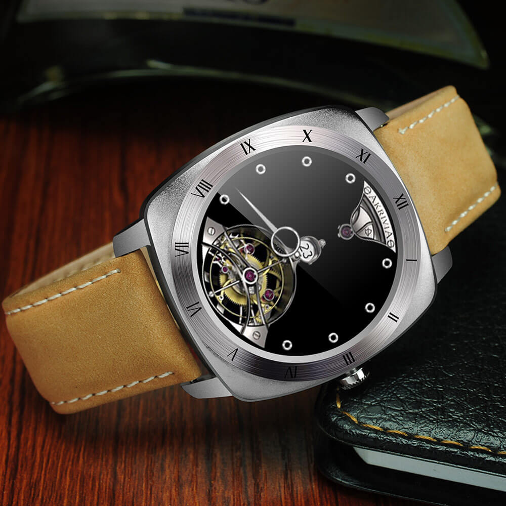 Makibes Wear HR MTK2502C Heart Rate Monitor Smart Watch Bluetooth 4.0 Gesture Control Siri Function For Android iOS - Silver