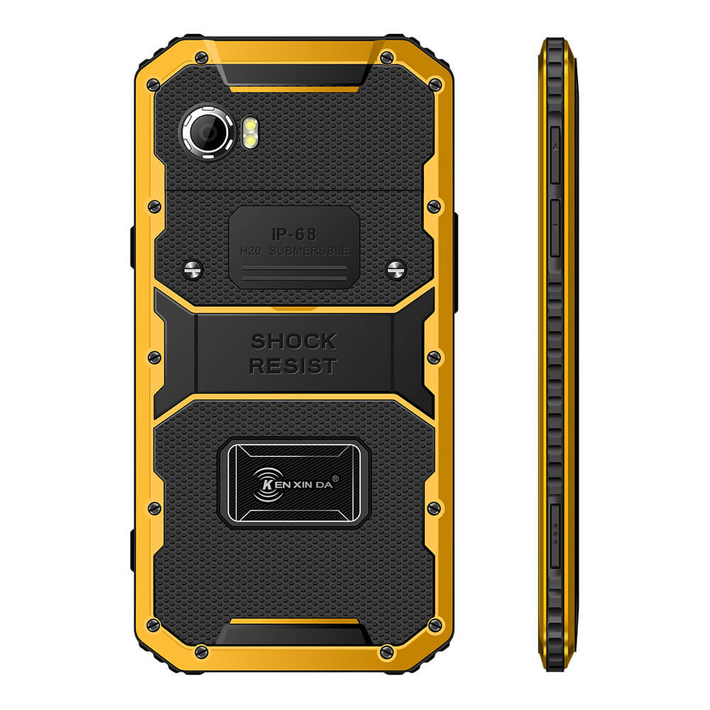 Kenxinda PROOFINGS W9 IP68 Waterproof Dustproof Shockproof 6.0inch Android 5.1 2GB 16GB Rugged Smartphone 4G FHD MTK6753 Octa Core 8.0MP - Yellow