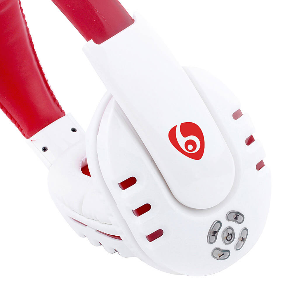 OVLENG V8 Wireless Bluetooth Game Headset Movie Gaming Headphone for Phone PC Tablet Laptop - White