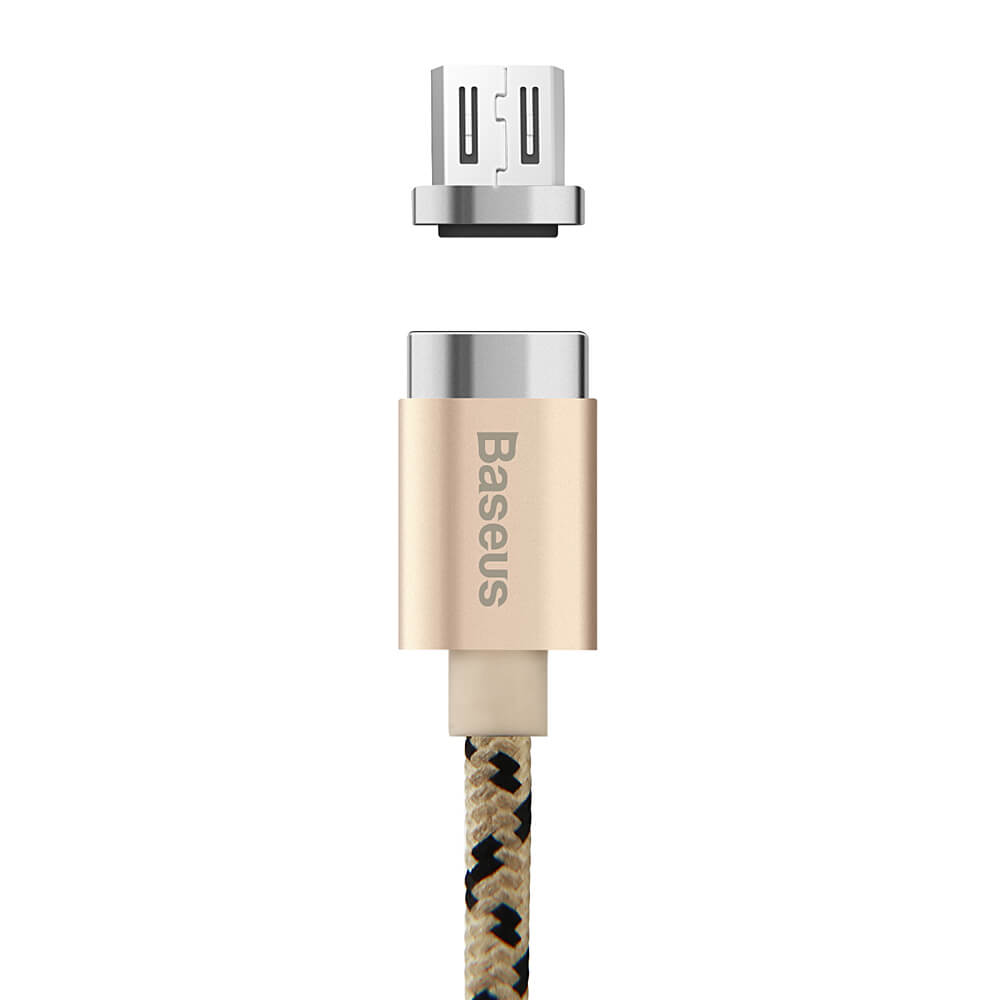 Baseus Magnetic Micro USB Cable 1M Charging Data Cable For Andoid Phones - Gold