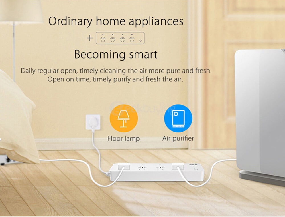 Original BroadLink WiFi 4-Outlet Power Strip Power Socket Remote Control