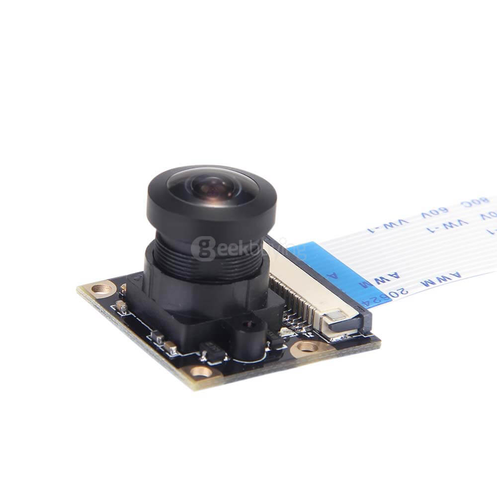 Raspberry Pi 5MP Camera Module Fisheye Lens FOV160 Supports Night Vision for Raspberry Pi