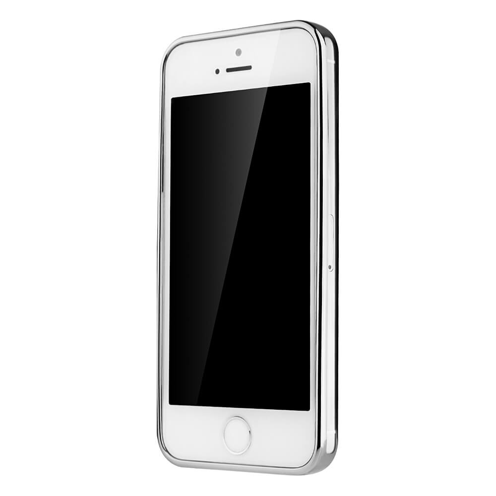 Baseus Electroplated Shining Case For iPhone 5/5S/SE Anti-scratch TPU Soft Back Cover Phone Shell - Silver