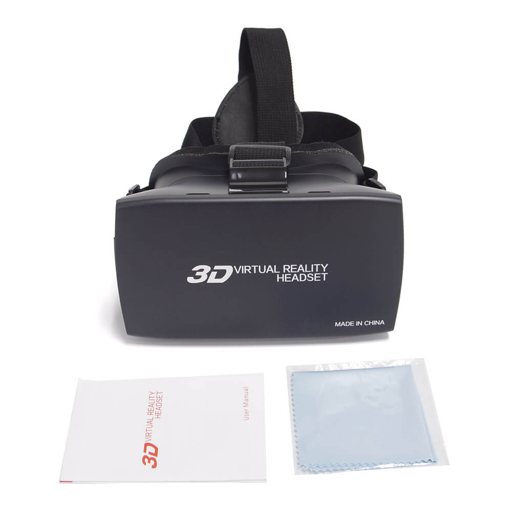 VR-A61 Immersive 3D VR Virtual Reality Headset FOV90 for 4.7-6inch Smartphones - Black