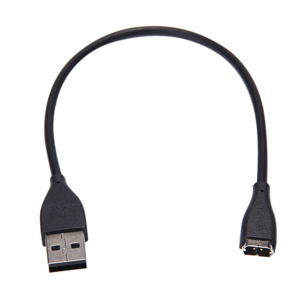 Replacement USB Charging Cable for Fitbit Charge HR Smart Bracelet Wristband - Black