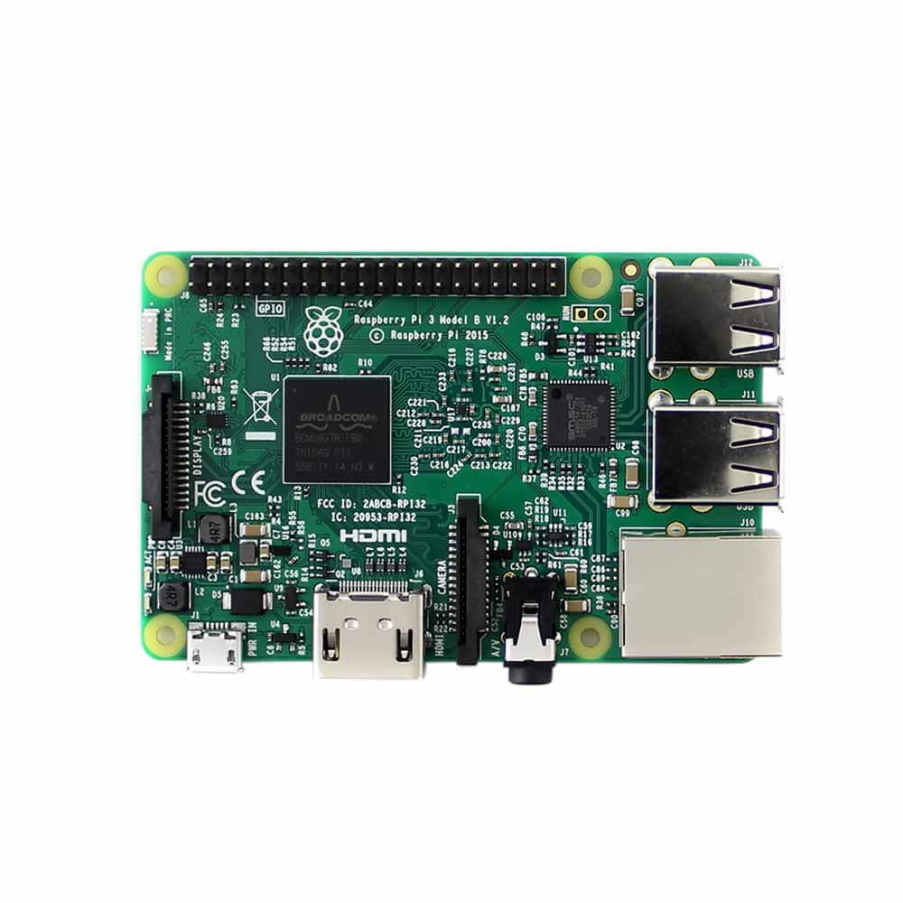 Raspberry Pi 3 Model B Project Board Development Board Linux Mini PC BCM2837 quad-core ARM Cortex-A53 with Rainbow Case