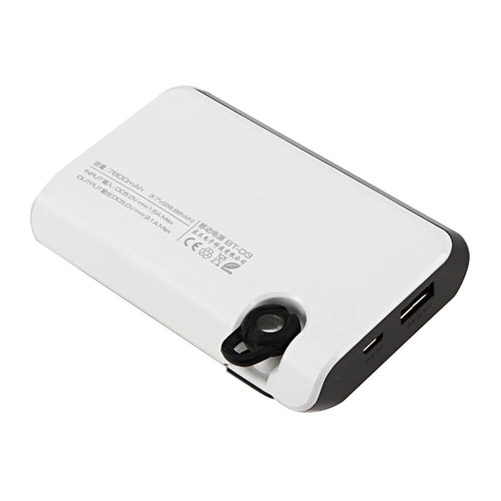 AIYOVI BT-03 Bluetooth Earphone 6600mAh Power Bank Combo - White