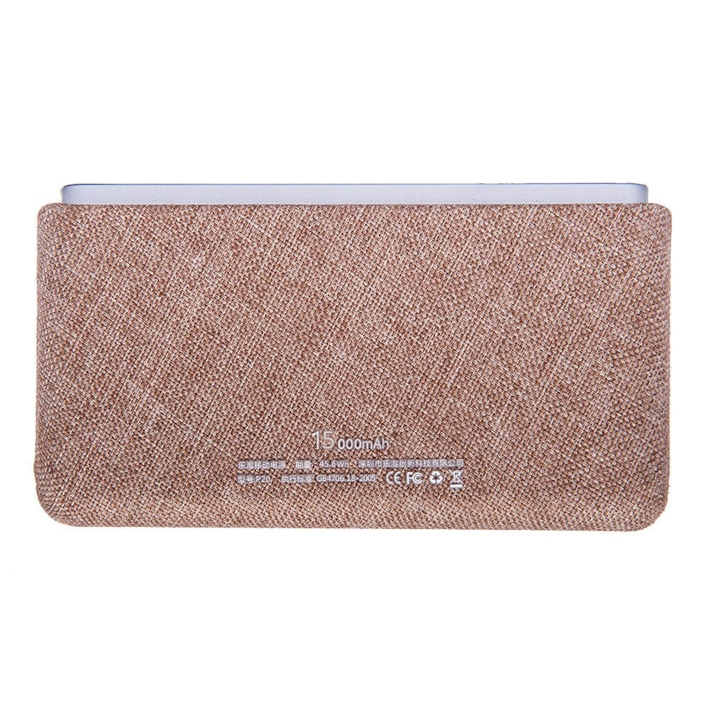 Lepow POKI Series 15000mah Portable Smart Power Bank External Battery - Brown