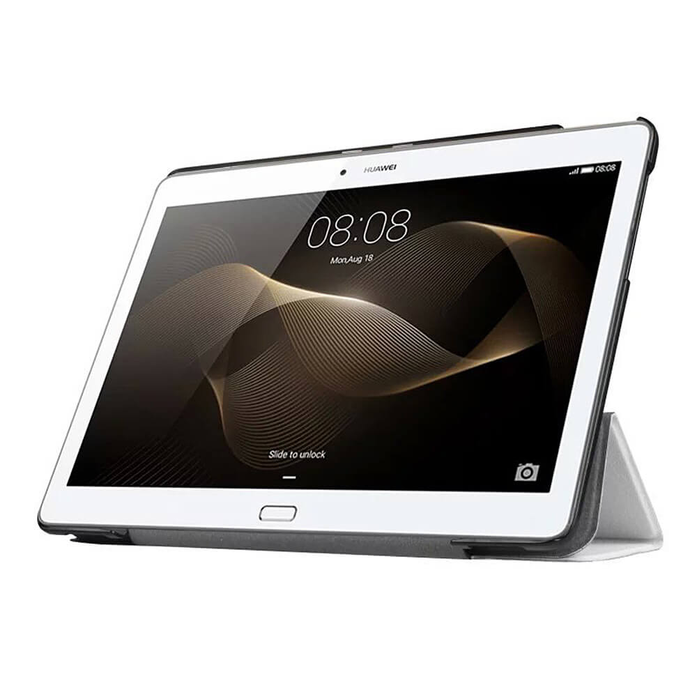 Huawei MediaPad M2 10.1 inch Foldable Protective Leather Case With Stand Function - White