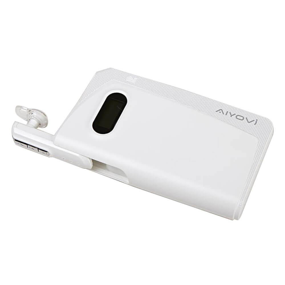 AIYOVI BT-05 Bluetooth Earphone 11000mAh Power Bank Combo - White