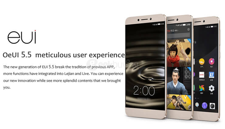LeTV 1S X501 5.5inch FHD 4G EUI5.5 Android 5.0 3GB 32GB Smartphone 64bit Helio X10 Turbo Octa Core 2.0GHz In-Cell Screen Type C Fast Charge Touch ID 13.0MP - Gold