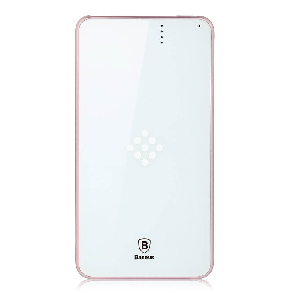 Baseus 5000mAh High Capacity Power Bank Dual Mode Charging Charger - Rose Gold