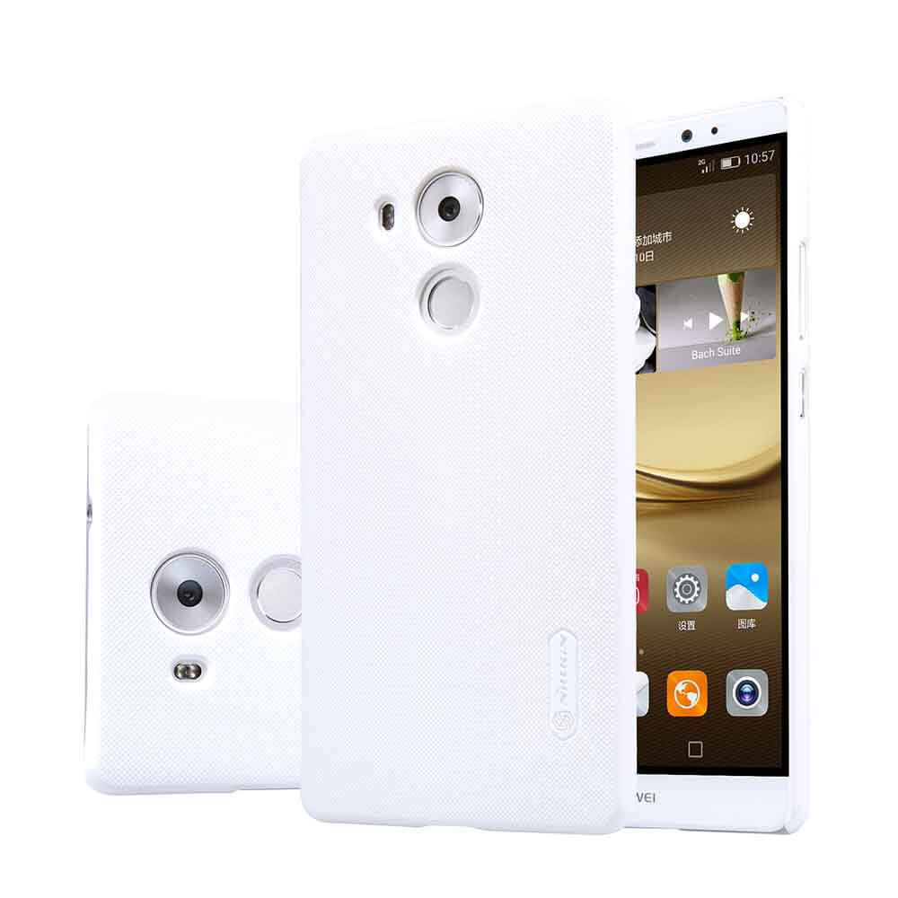 NILLKIN For HUAWEI Mate 8 Frosted Shield Phone Case Protective Back Cover - White