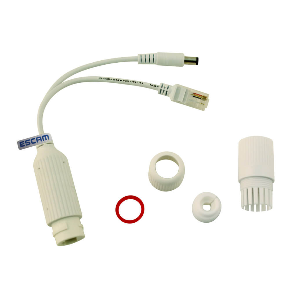 Escam HD IP Camera Network Video Camera POE splitter - White