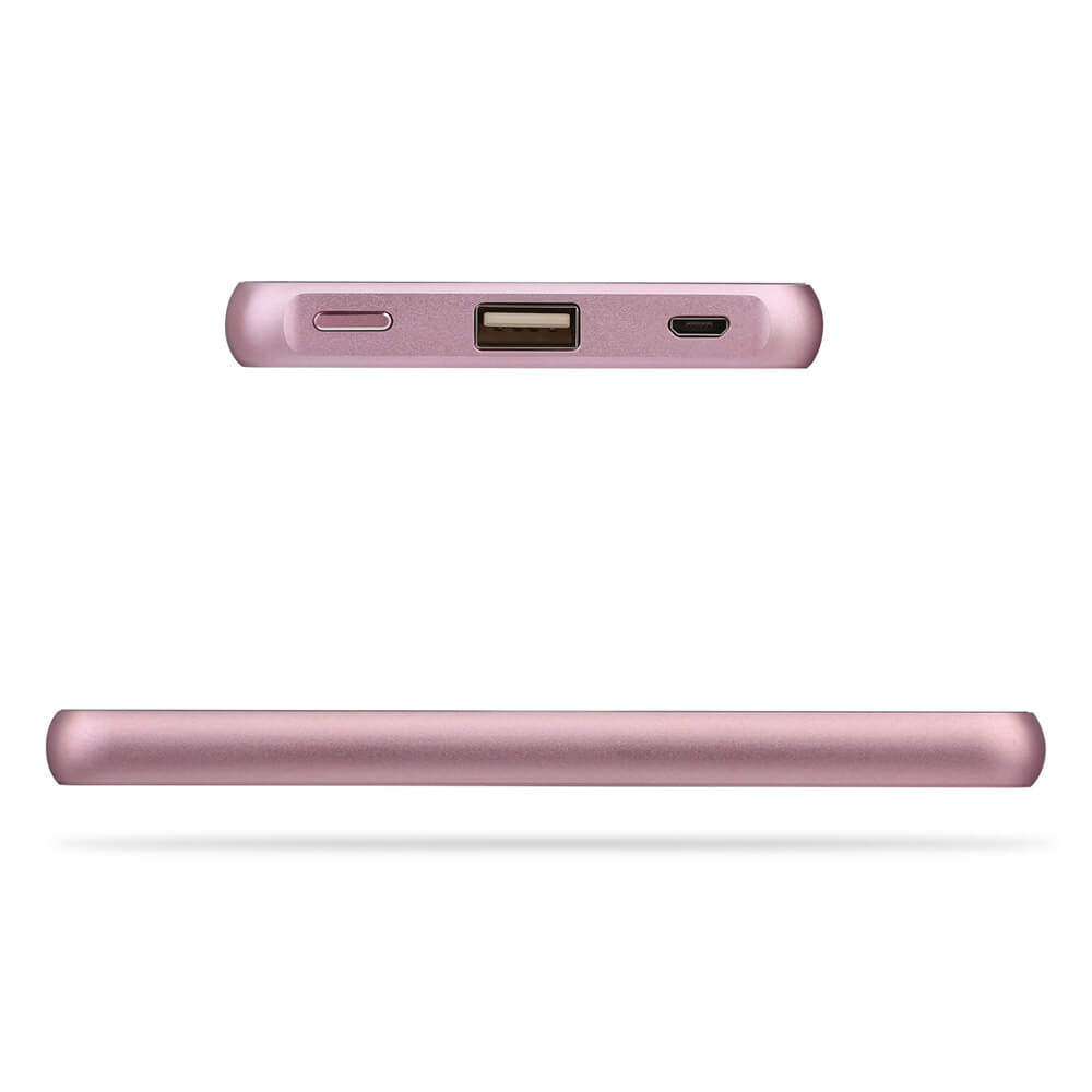 Baseus 5000mAh High Capacity Power Bank Dual Mode Charging Charger - Rose Gold