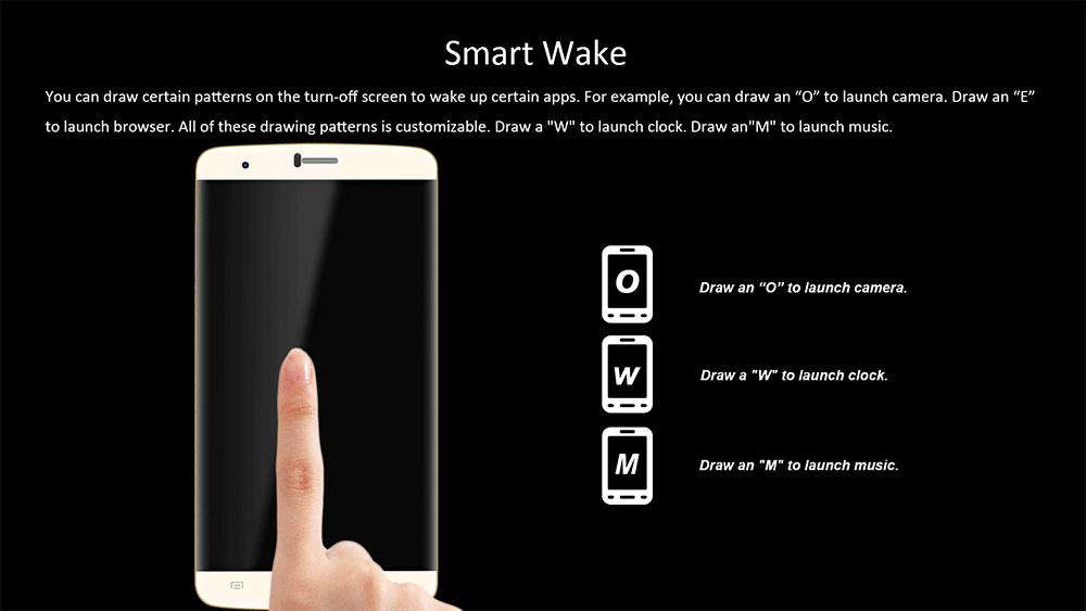 VKworld T6 6.0inch IPS HD 2.5D Arc Screen 4G Android 5.1 MT6735 Quad Core Smartphone 2GB RAM 16GB ROM 5.0MP+13.0MP Cameras OTG Hotknot - Black