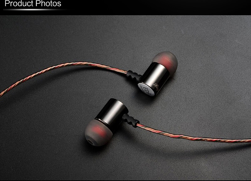 KZ-ED3 3.5mm HiFi In-Ear Earphone Wired Headphone Earplugs DJ Dance Headset
